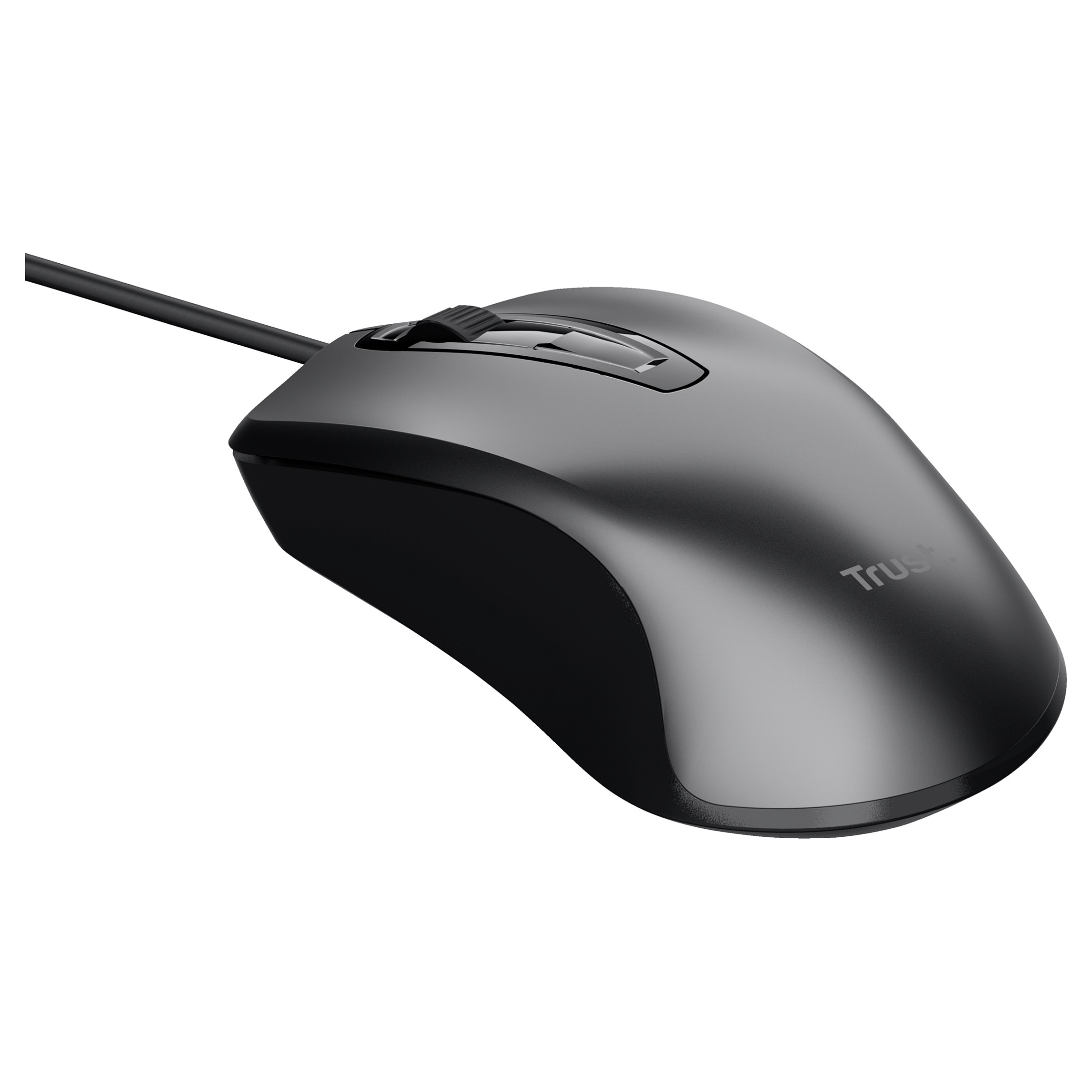 Miš TRUST Carve, žični, USB, crni-1