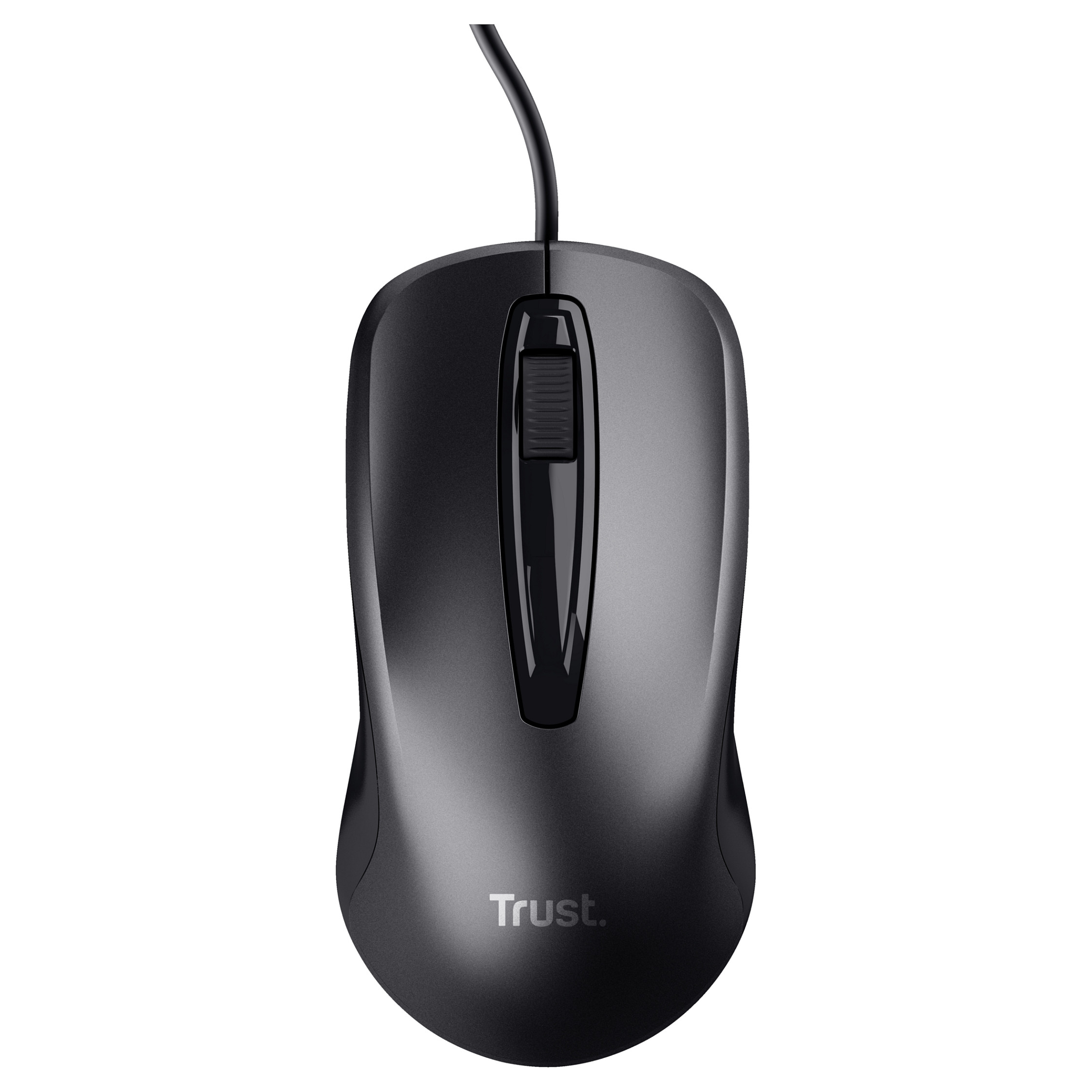 Miš TRUST Carve, žični, USB, crni-2