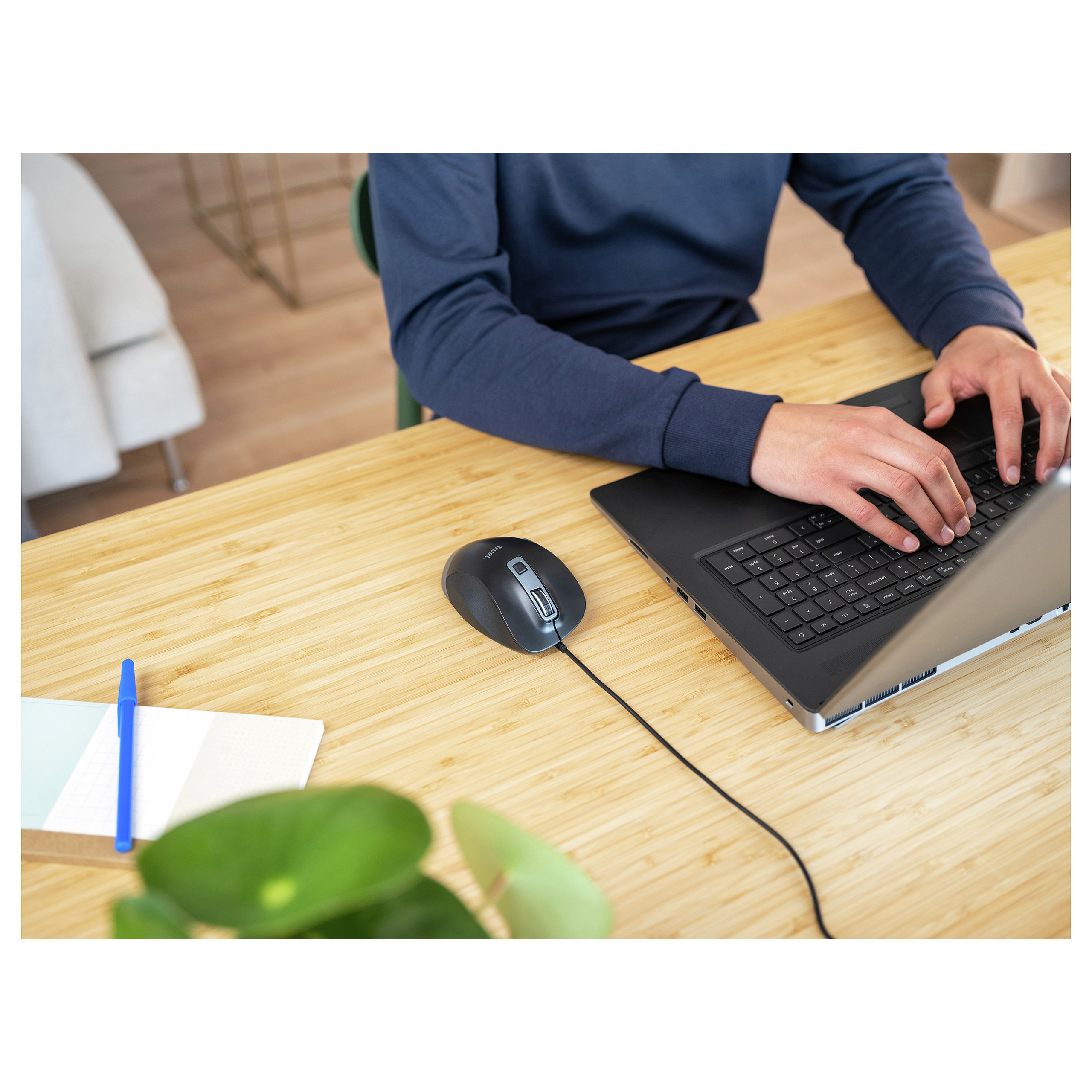 Miš TRUST Fyda Wired Comfort Mouse ECO-7
