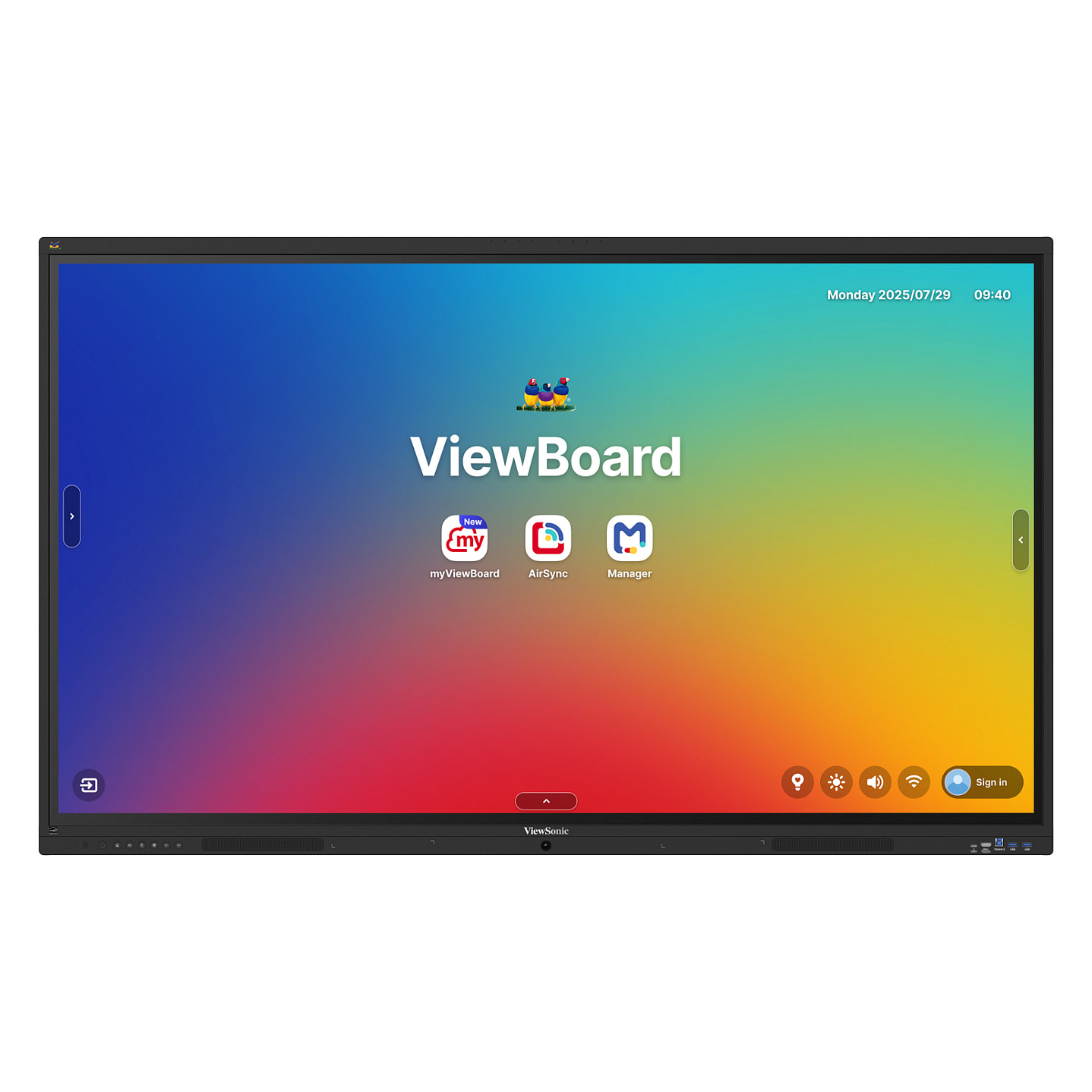 Interaktivni ekran VIEWSONIC ViewBoard IFP8641-1 86" 4K UHD s kamerom-3