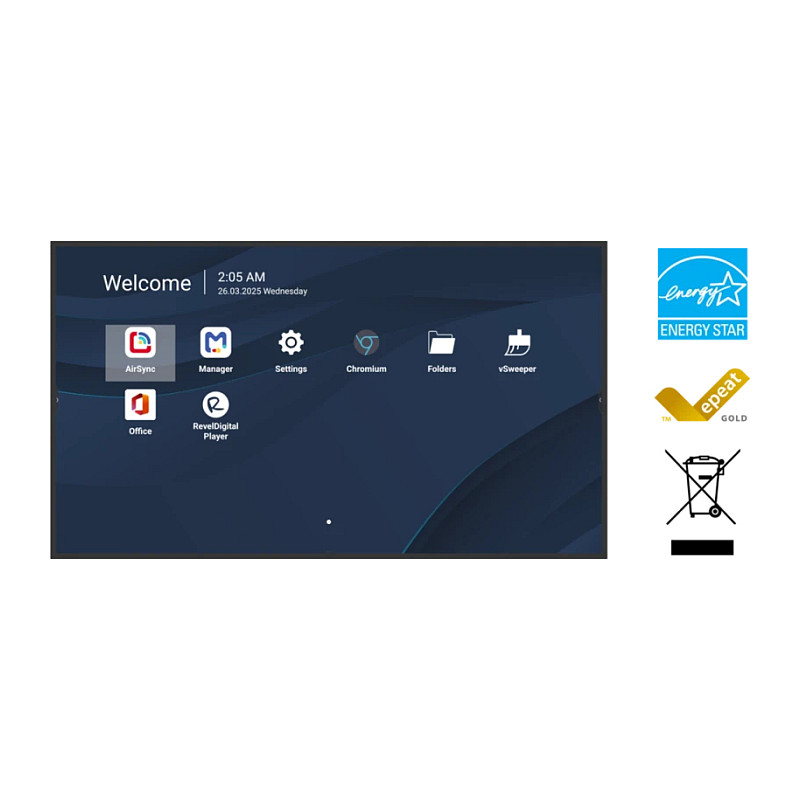 Komercijalni zaslon VIEWSONIC CDE7531-1C 75" 4K UHD-9