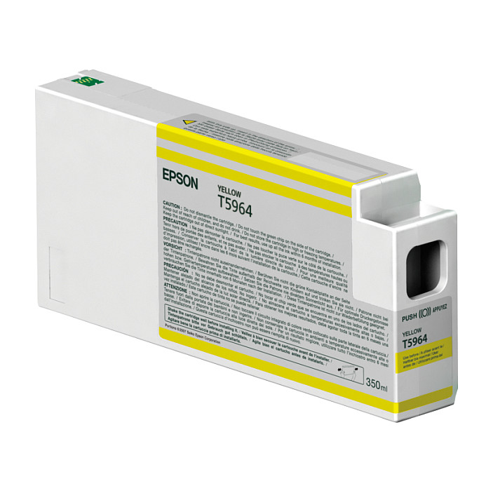 Tinta EPSON Original T5964 UltraChrome HDR žuta 350ml (C13T596400)-0