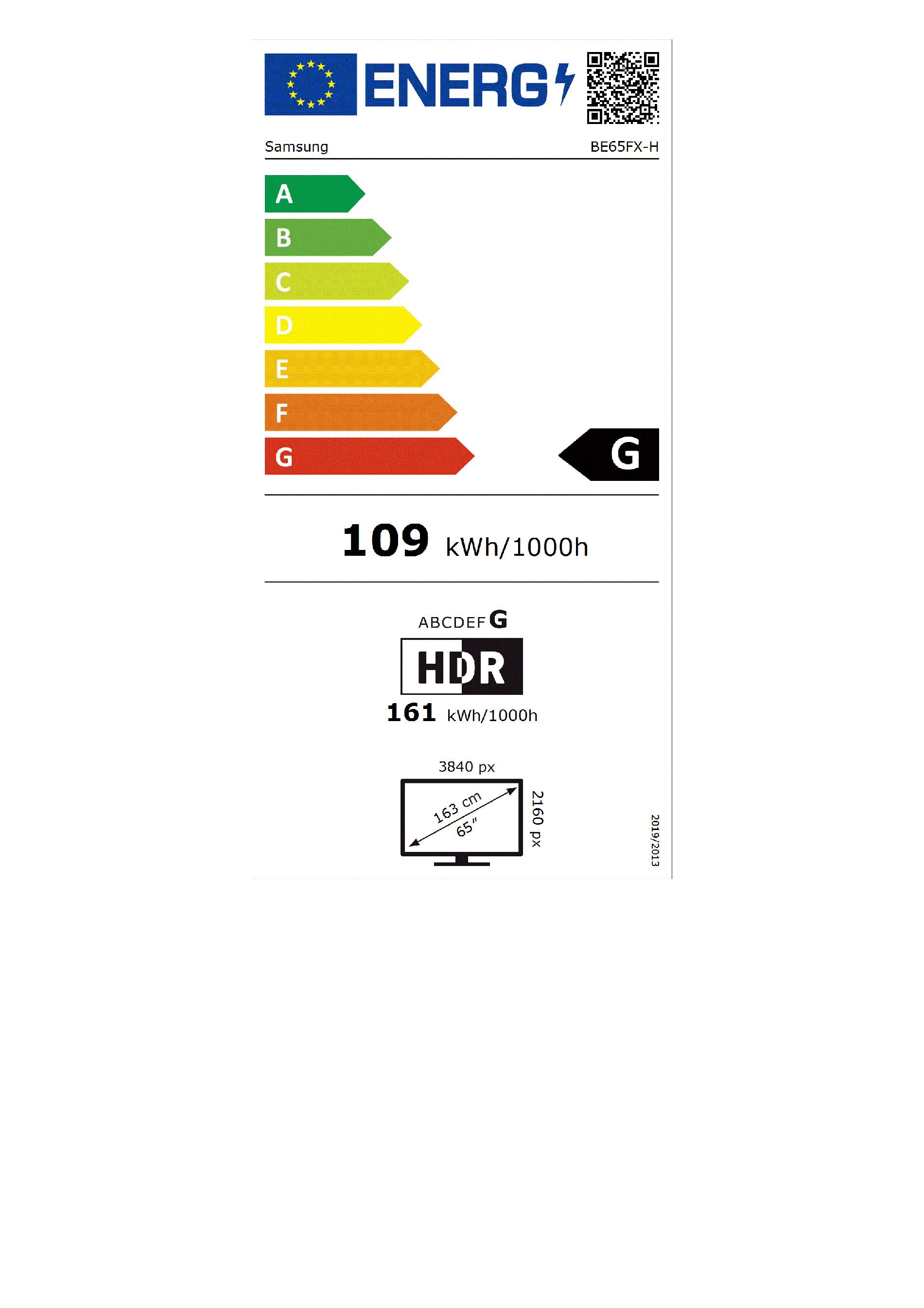 Profesionalni ekran SAMSUNG BE65F-H 65" (165 cm) 4K UHD Business TV-5