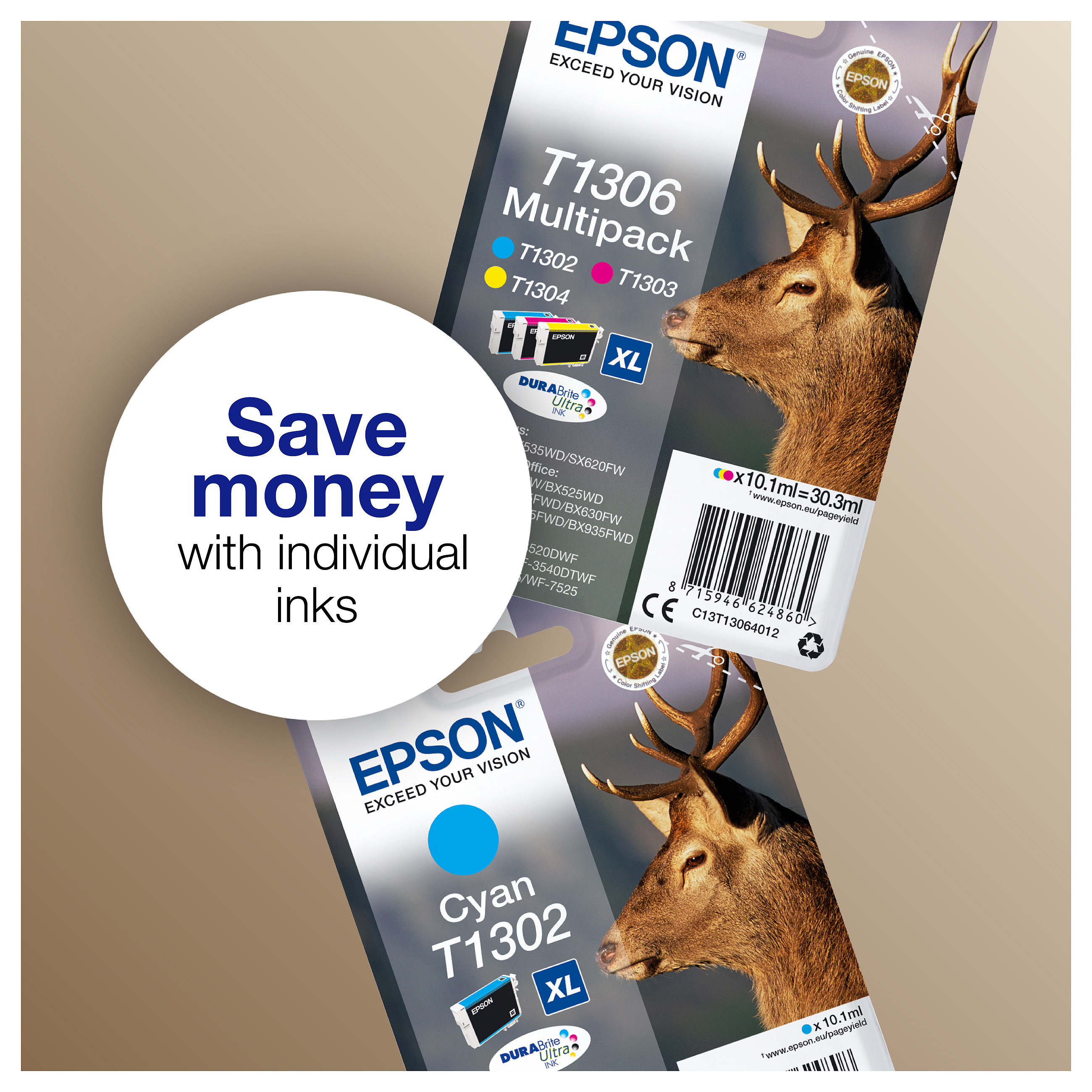 Tinta za printer EPSON T1306 Multipack (C/M/Y)-5