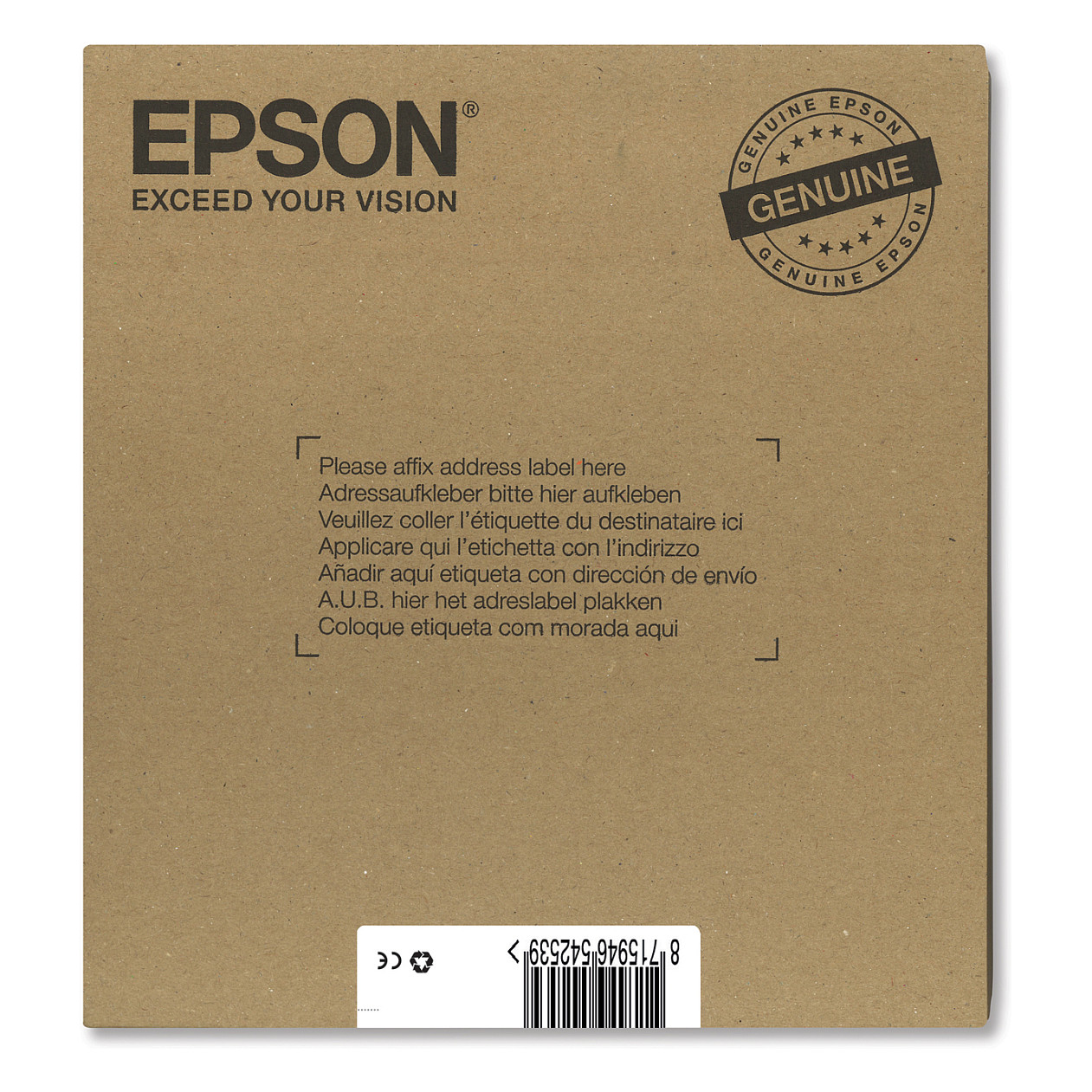 Set tinti EPSON T1285 Multipack (C13T12854511), 4 boje-4