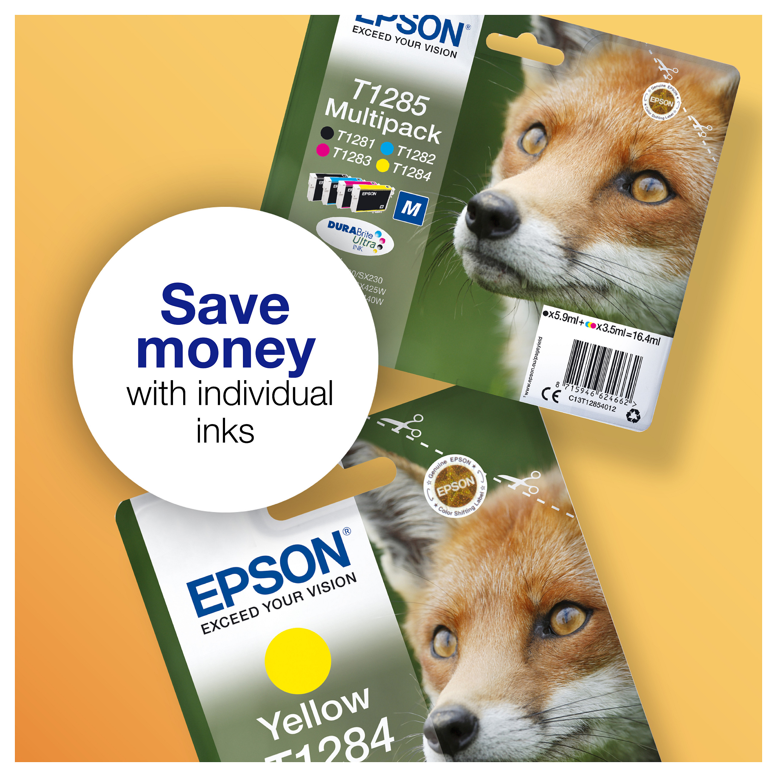 Set tinti EPSON T1285 Multipack (C13T12854511), 4 boje-5