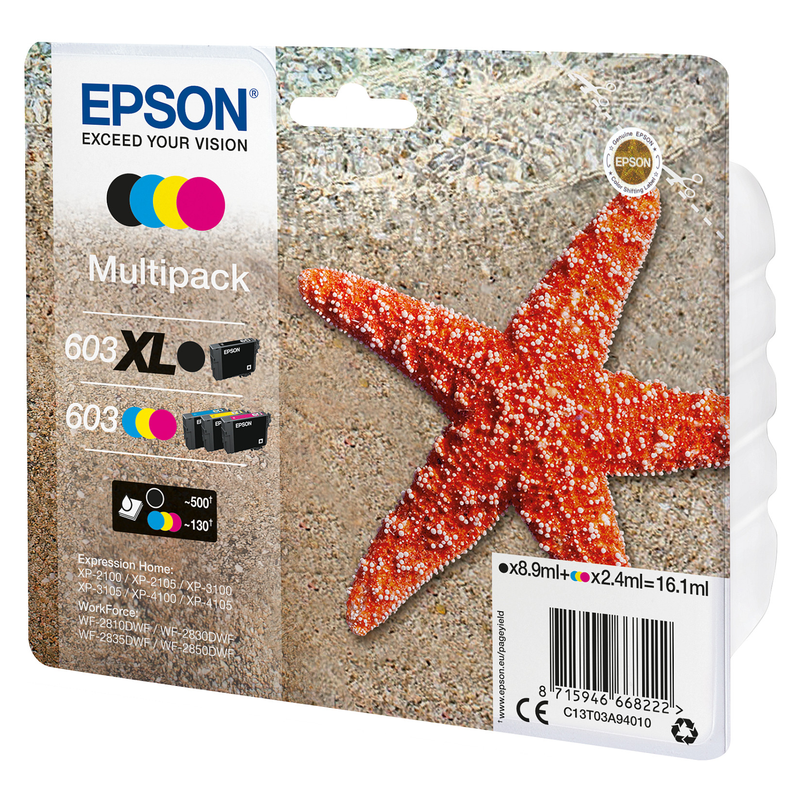 Set tinti EPSON 603 Multipack (XL crna + standard CMY)-1