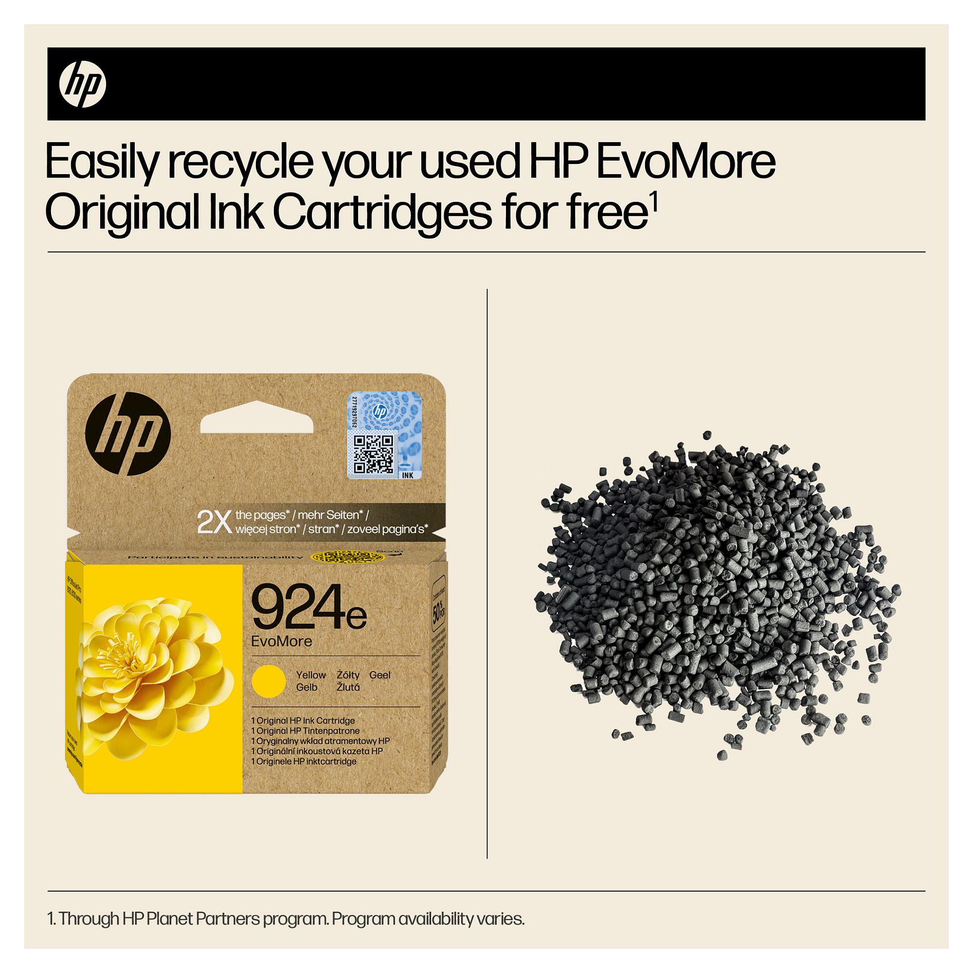 Tinta za printer HP 924e EvoMore Yellow Original-6