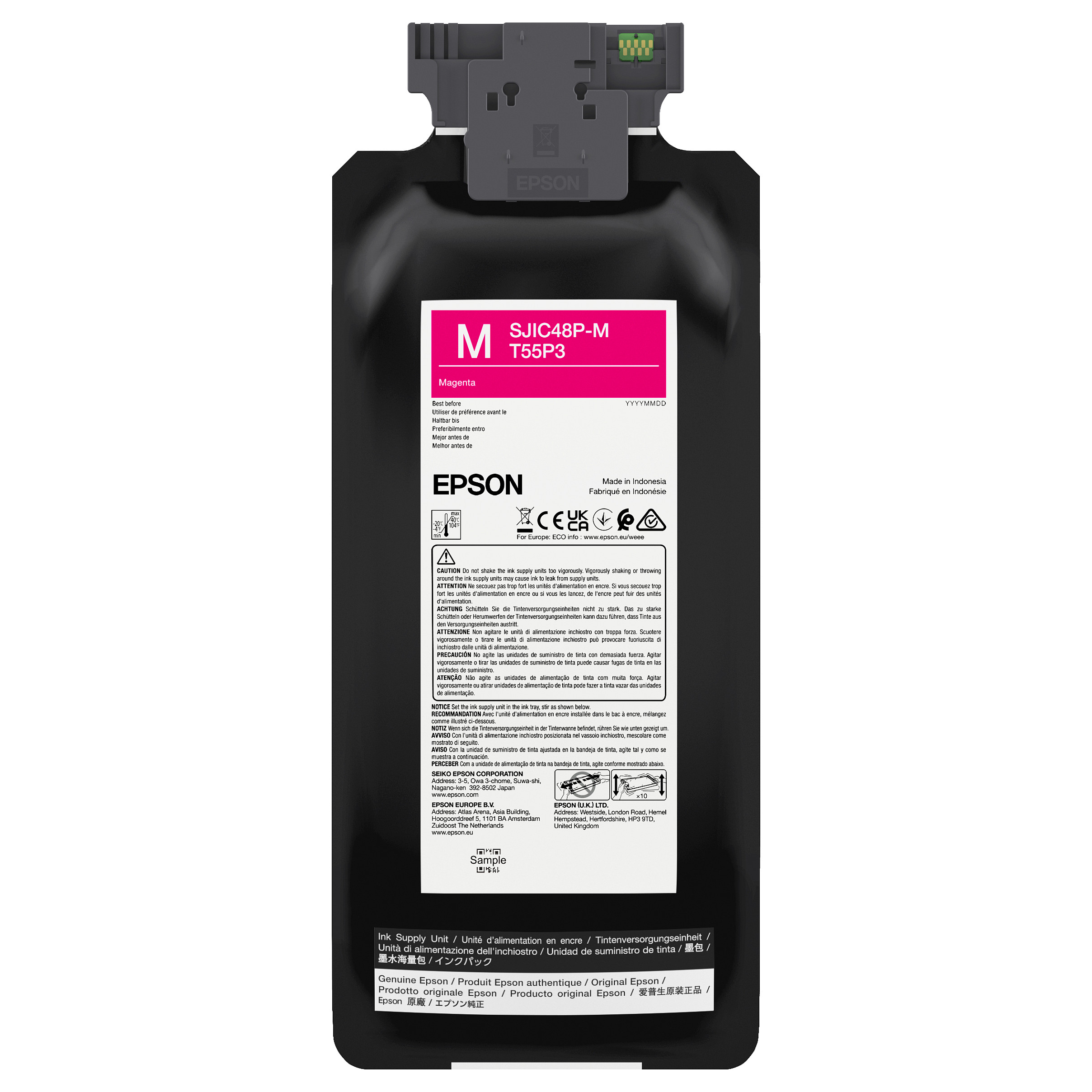 Tinta EPSON SJIC41P(M) Magenta, 480ml, za ColorWorks C8000