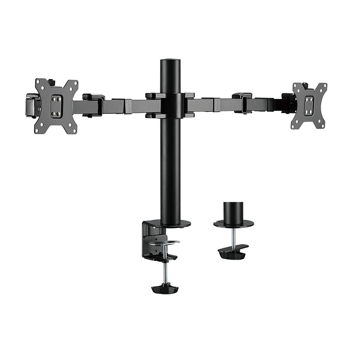 Nosač za monitor LOGILINK BP0042 Dual, za 2 monitora 17"-32", do 2x6kg, VESA-0