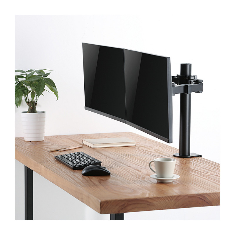 Nosač za monitor LOGILINK BP0042 Dual, za 2 monitora 17"-32", do 2x6kg, VESA-5