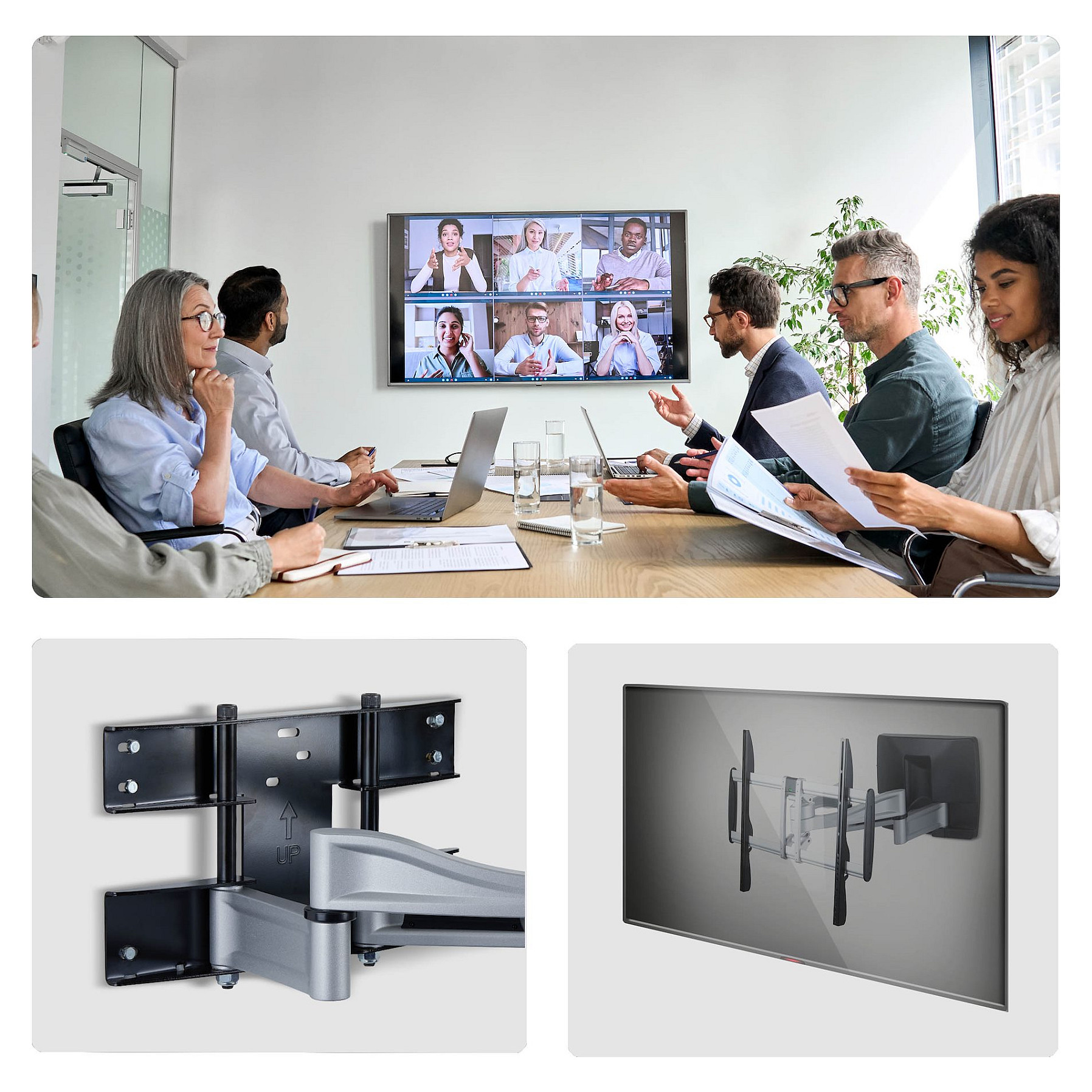 TV zidni nosač STARTECH.COM FPWARPS, 45"-100", do 85kg, pomični-1