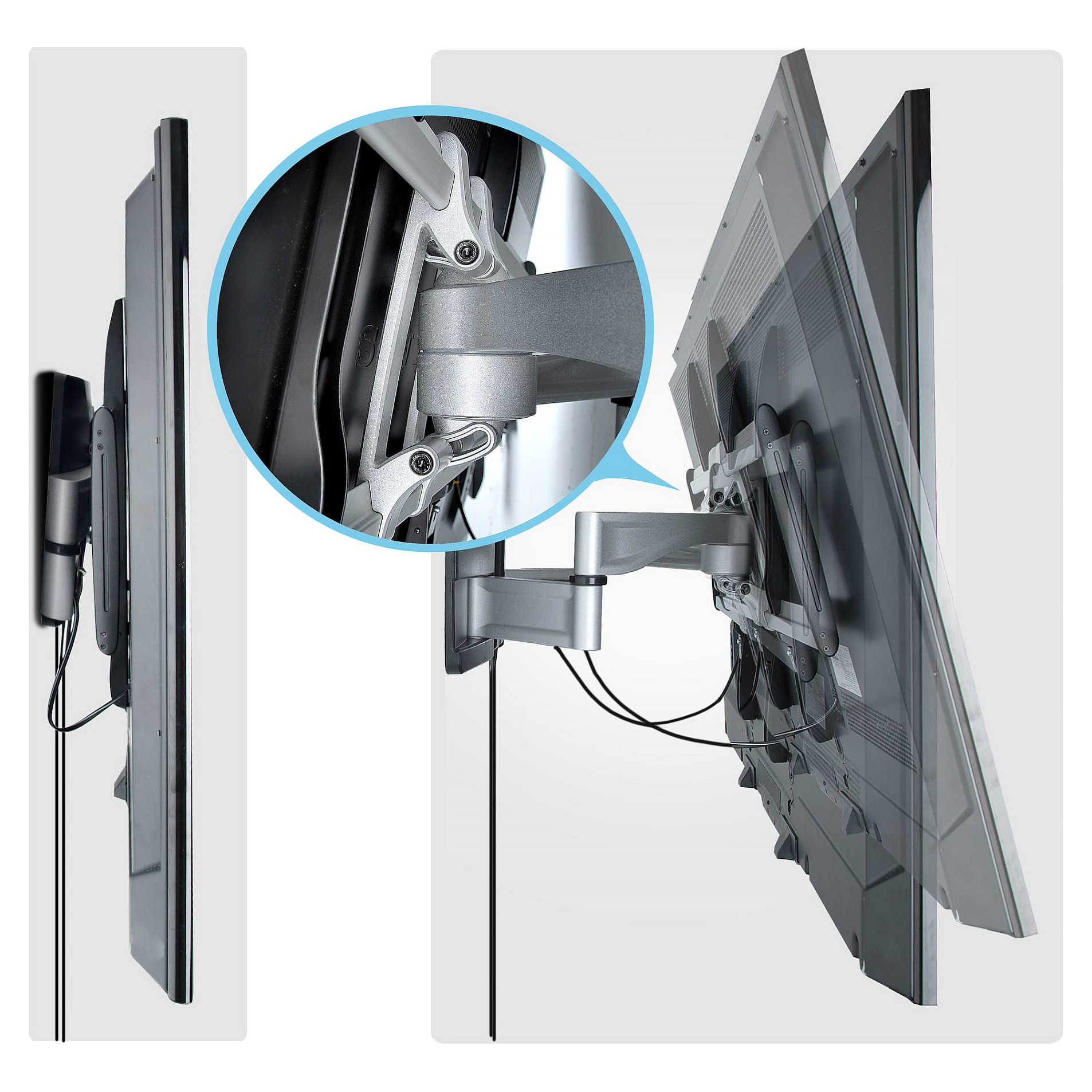 TV zidni nosač STARTECH.COM FPWARPS, 45"-100", do 85kg, pomični-4