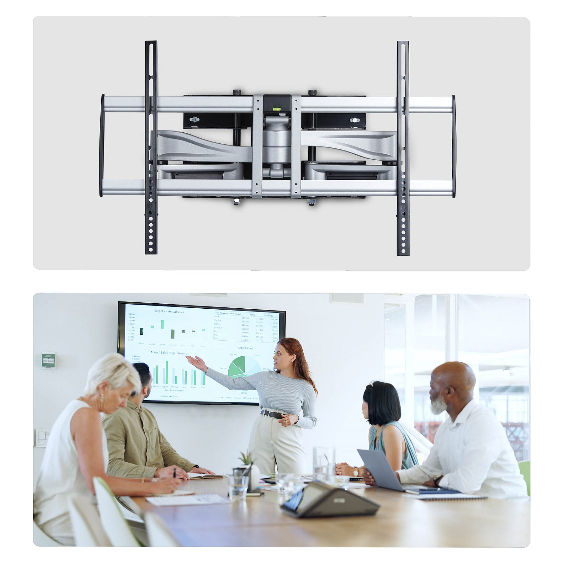 TV zidni nosač STARTECH.COM FPWARPS, 45"-100", do 85kg, pomični-6