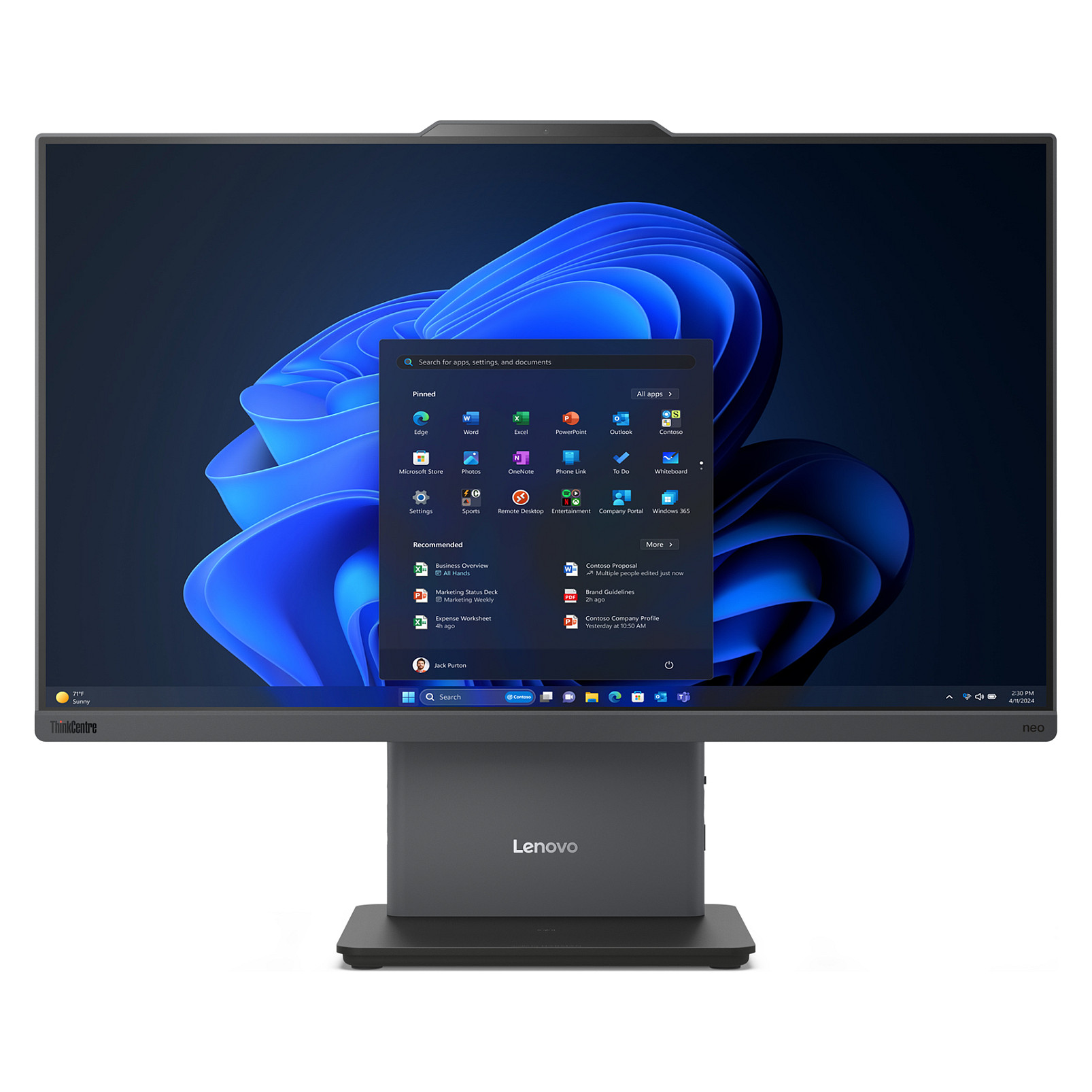 All-in-One računalo LENOVO ThinkCentre Neo 50a 24 Gen 5 (23.8" FHD IPS, Intel Core i5-13420H, 16GB RAM, 512GB SSD, Intel UHD, Windows 11 Pro, Non-HR tipkovnica)-0
