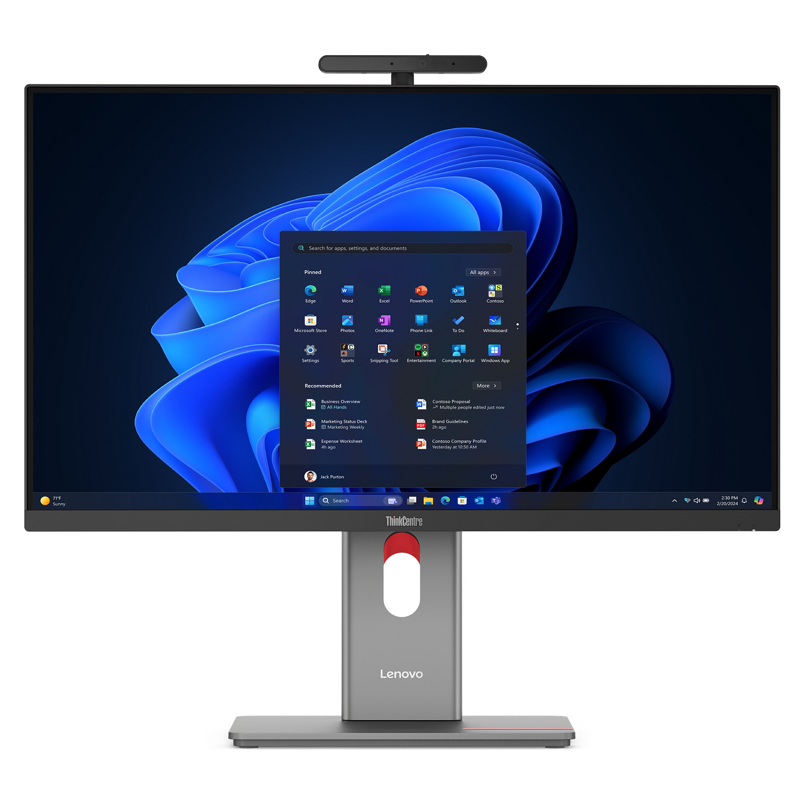 All-in-One računalo LENOVO ThinkCentre M90a Pro Gen 6 (27", QHD, Intel Core Ultra 7 265, 32GB, 512GB SSD, Windows 11 Pro) crno-0