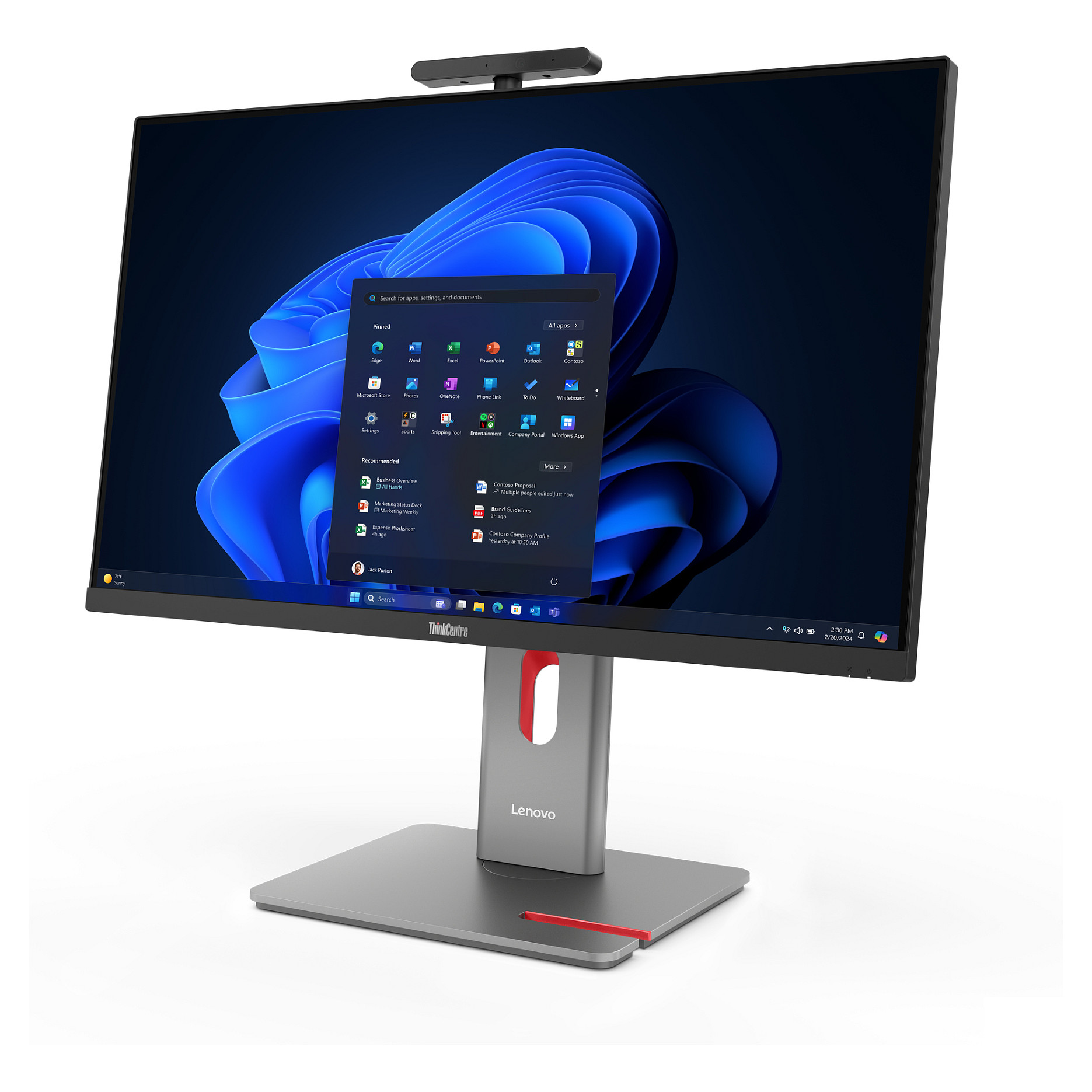 All-in-One računalo LENOVO ThinkCentre M90a Pro Gen 6 (27", QHD, Intel Core Ultra 7 265, 32GB, 512GB SSD, Windows 11 Pro) crno-1