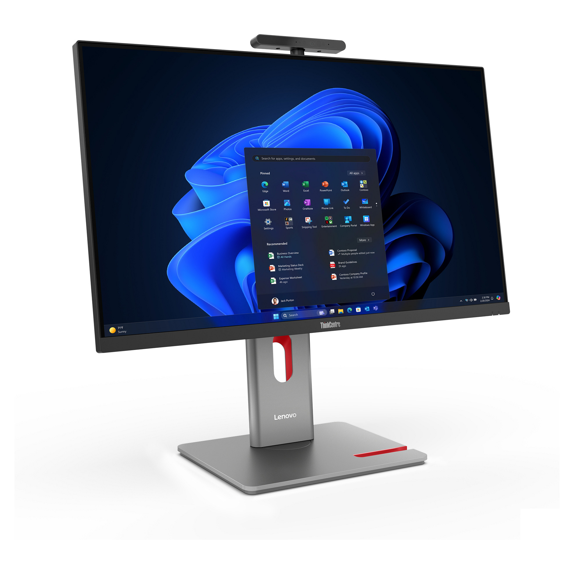 All-in-One računalo LENOVO ThinkCentre M90a Pro Gen 6 (27", QHD, Intel Core Ultra 7 265, 32GB, 512GB SSD, Windows 11 Pro) crno-2