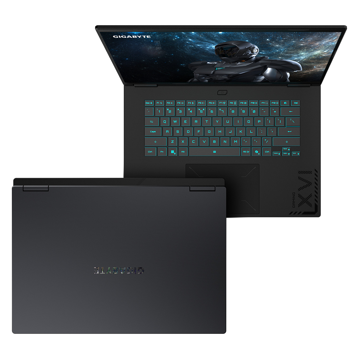 Laptop GIGABYTE GAMING A16 PRO DXH (16", IPS, WQXGA, Intel Core 7 240H, 32 GB, 1 TB SSD, NVIDIA GeForce RTX 5070 Ti, Windows 11 Home, Non-HR tipkovnica, crna)-2