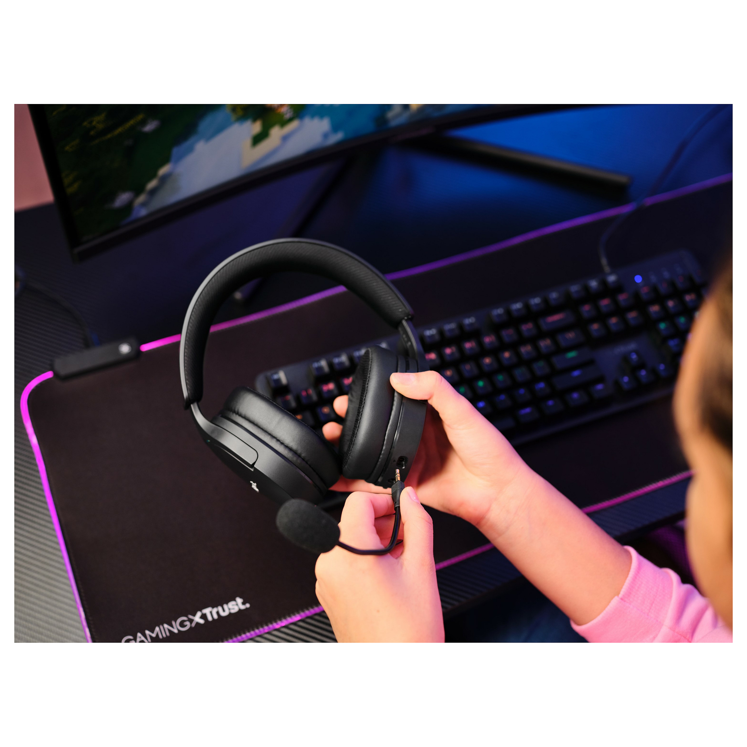 Slušalice TRUST GXT 491 Fayzo Wireless Black-2