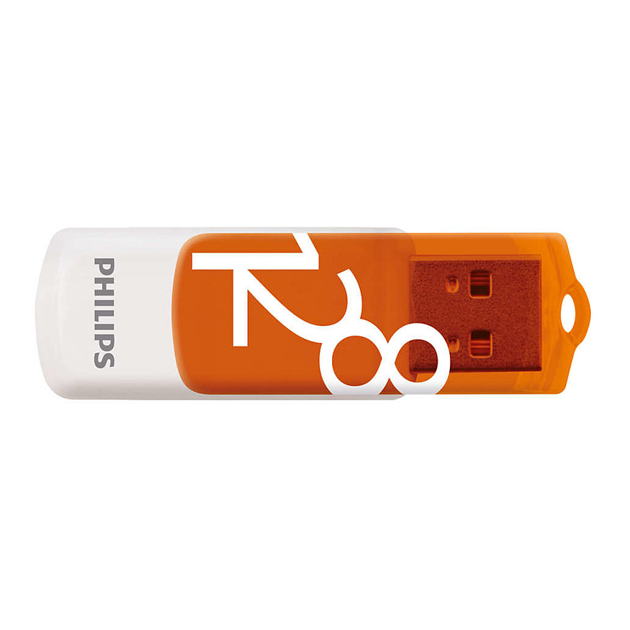 USB Stick PHILIPS Vivid Edition 128GB USB 2.0 Sunrise Orange-1
