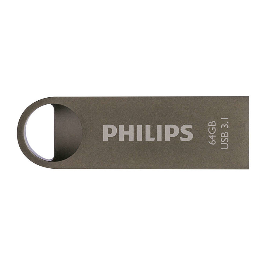 USB stick PHILIPS Moon Edition 64GB USB 3.1 Space Gray