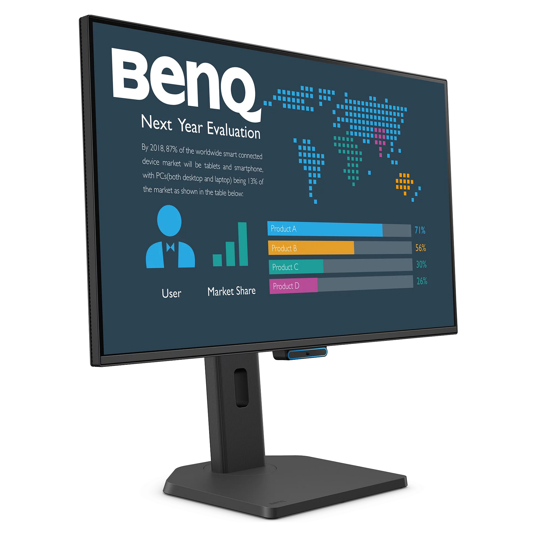 Monitor BENQ MOBIUZ EX2710Q (27", IPS, QHD, 165Hz, 1ms, HDR400, FreeSync Premium)-0