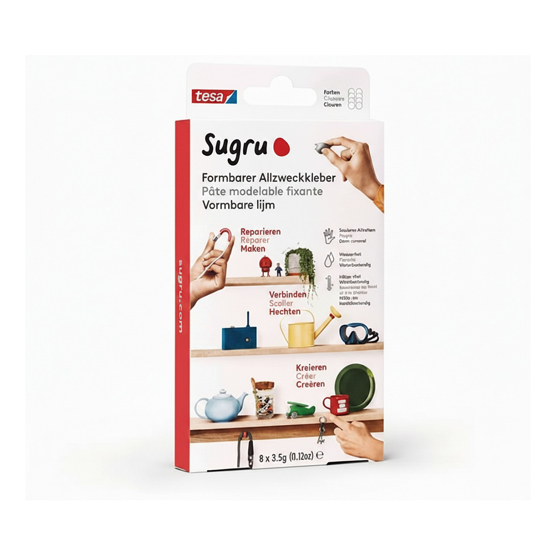 tesa Sugru Allzweckkleber 3Stk weiÃŸ