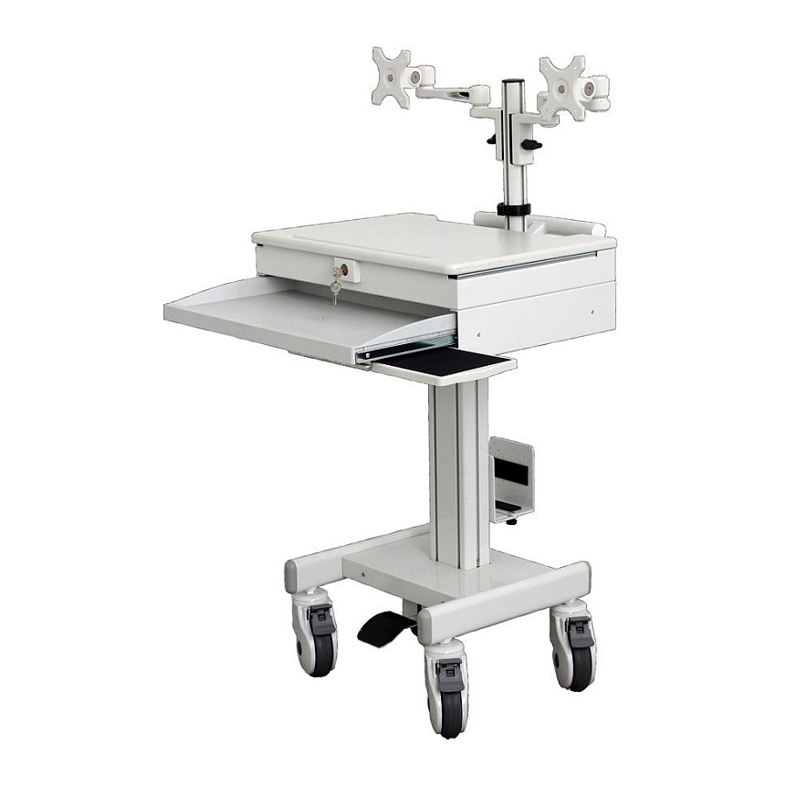 Mobilna radna stanica ROLINE za PC/LCD, podesiva po visini, do 26kg-0