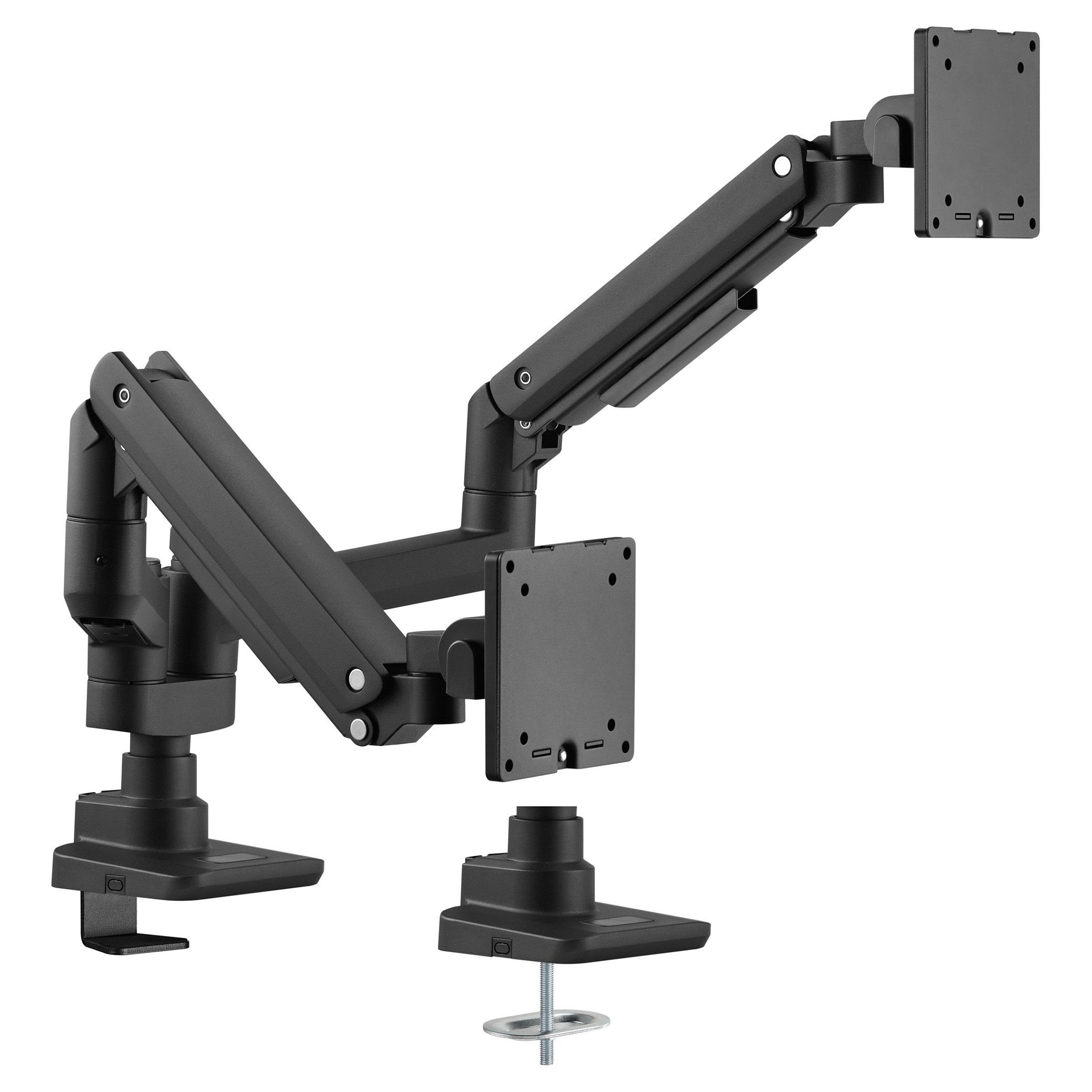 Stolni nosač za 2 monitora EQUIP 650618, Gas Spring, 17"-32"
