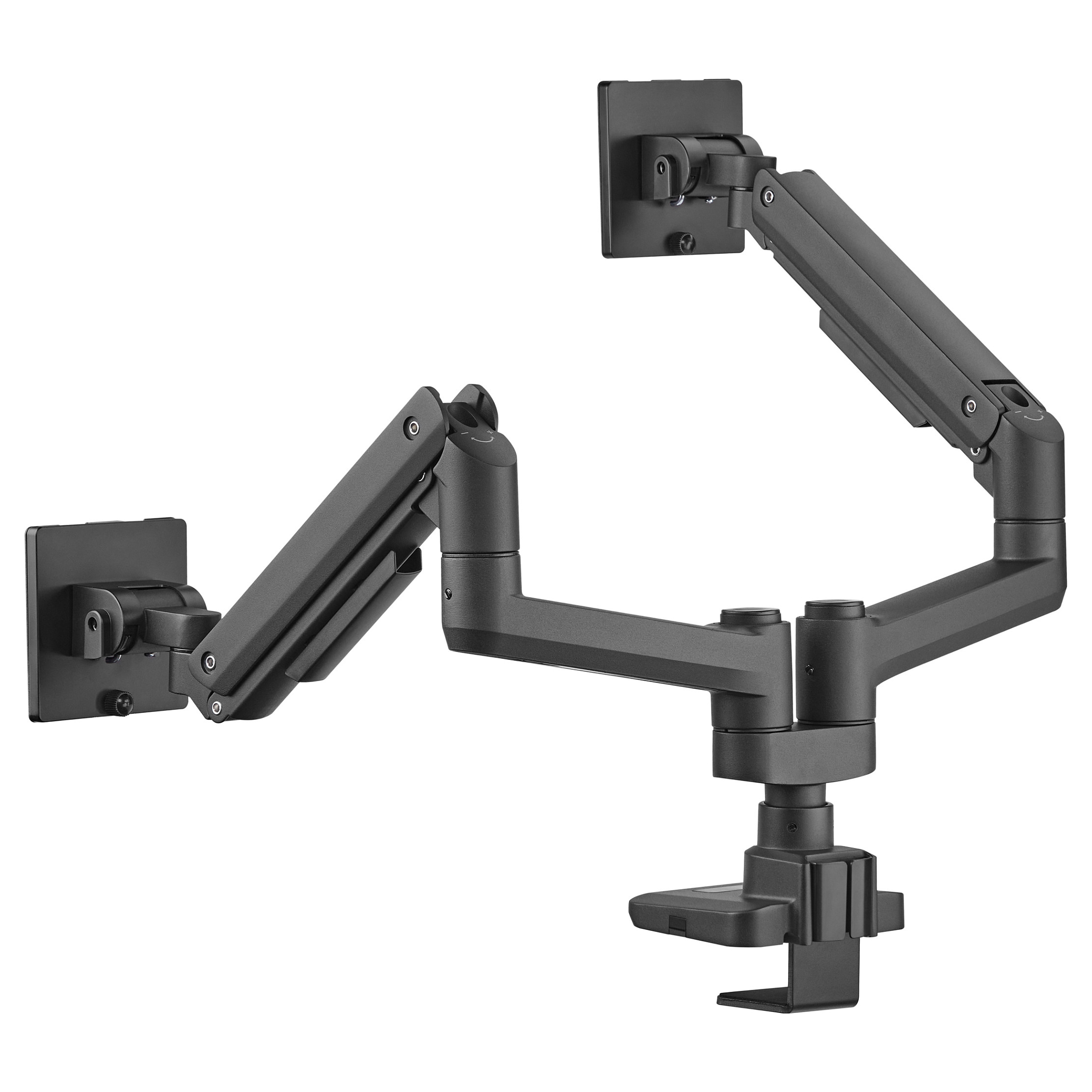 Stolni nosač za 2 monitora EQUIP 650618, Gas Spring, 17"-32"-3