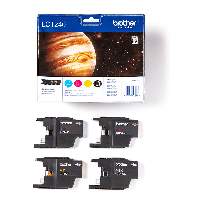 Set tinti BROTHER LC-1240VALBP (crna, cijan, magenta, žuta)-2