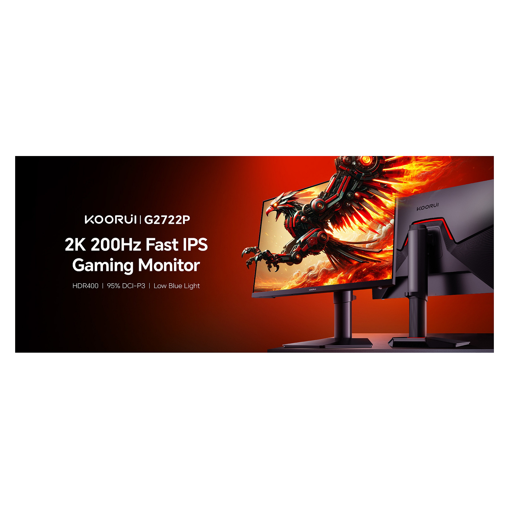 Gaming Monitor KOORUI G2722P (27", IPS, QHD, 200Hz, 1ms)-21