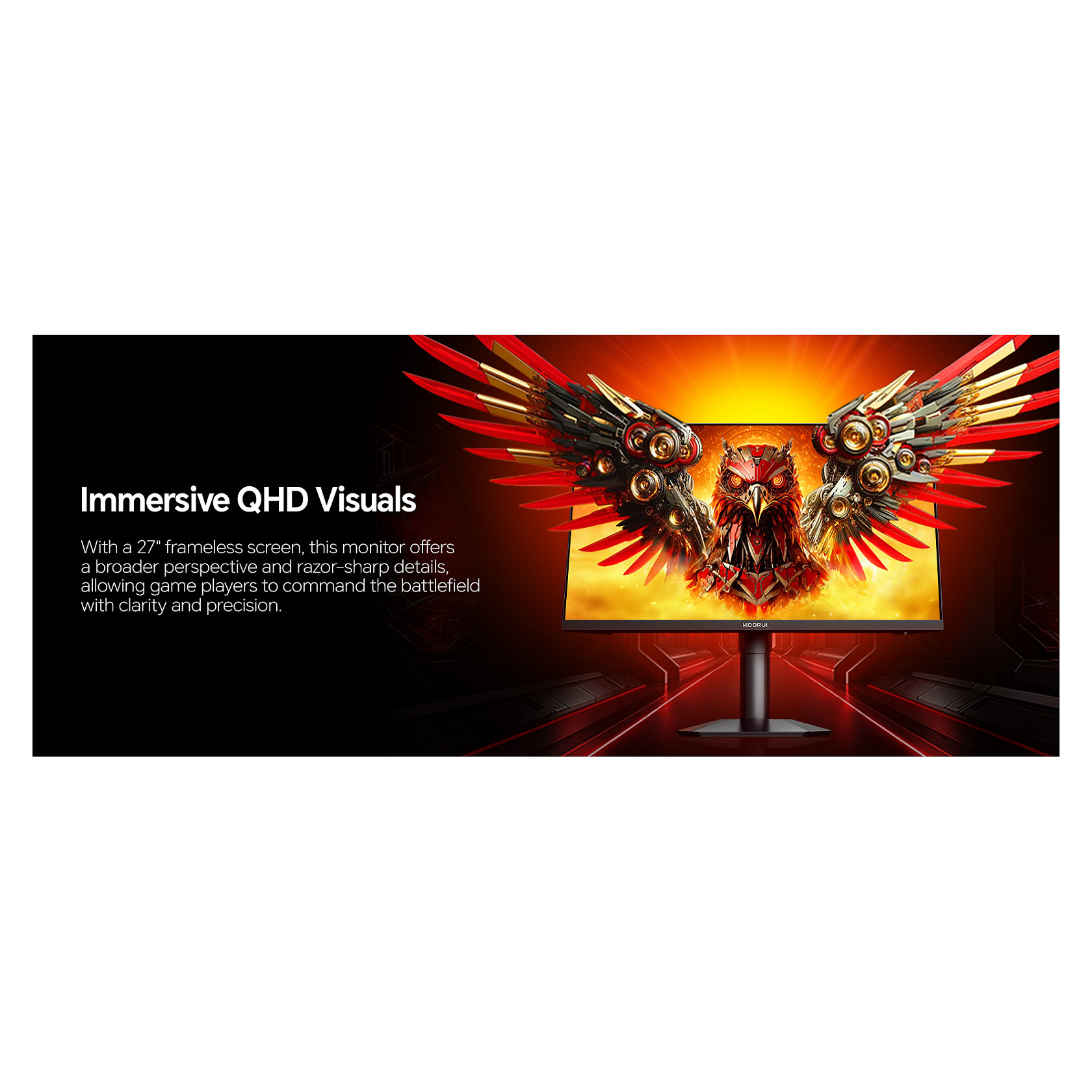 Gaming Monitor KOORUI G2722P (27", IPS, QHD, 200Hz, 1ms)-22