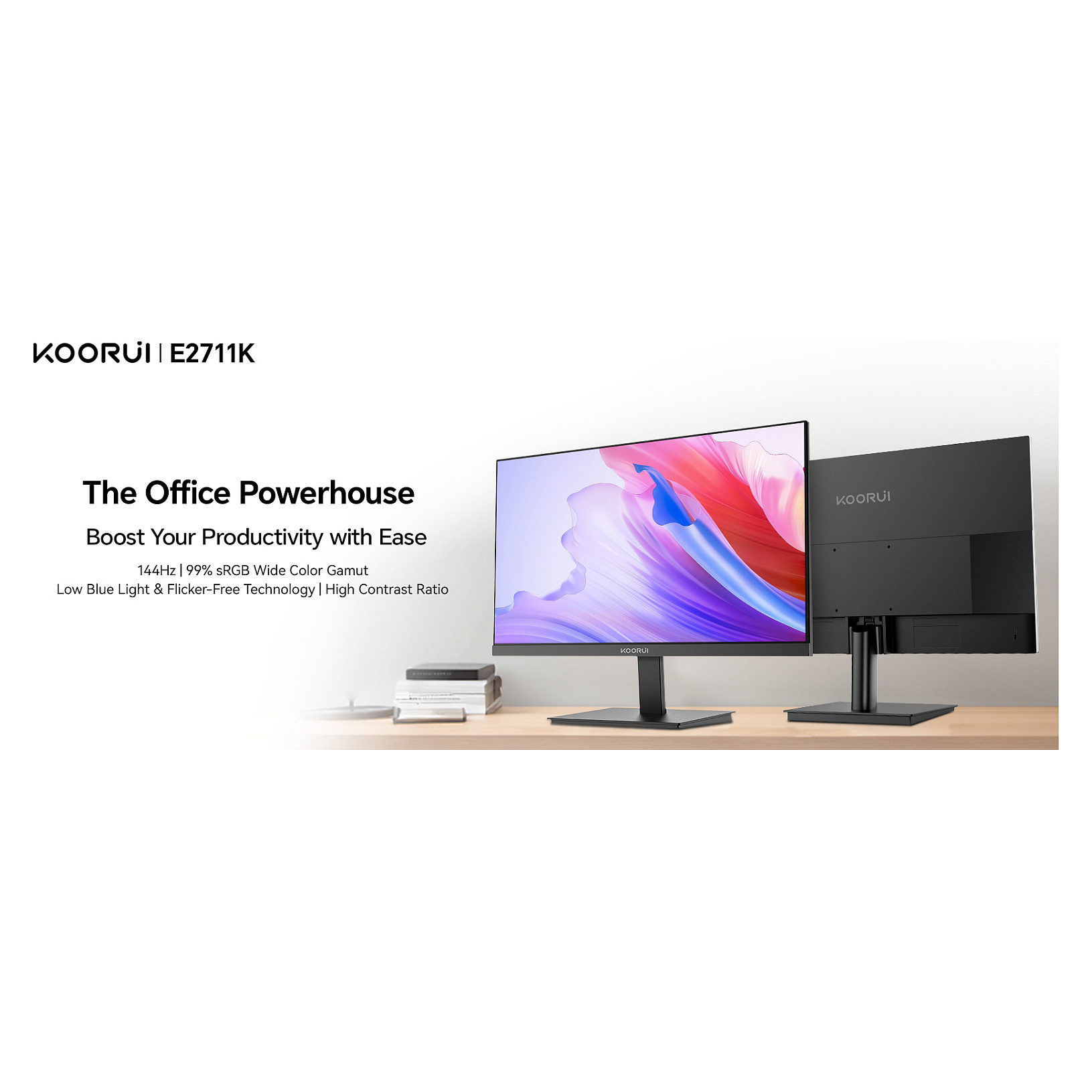 Monitor KOORUI E2711K (27", IPS, Full HD, 144Hz)-17