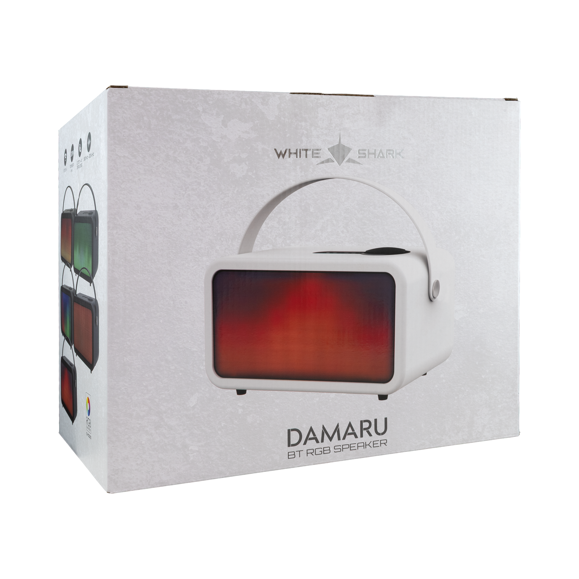 Prijenosni Bluetooth zvučnik WHITE SHARK GBT-630 DAMARU 5W TWS Bijeli-4