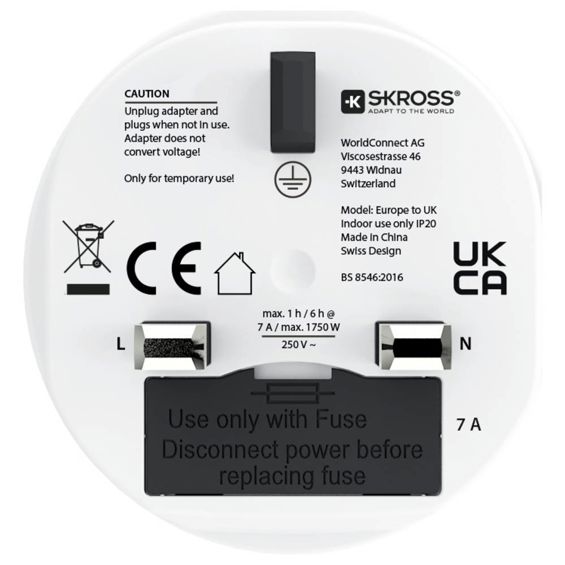 Adapter SKROSS EU to UK-7