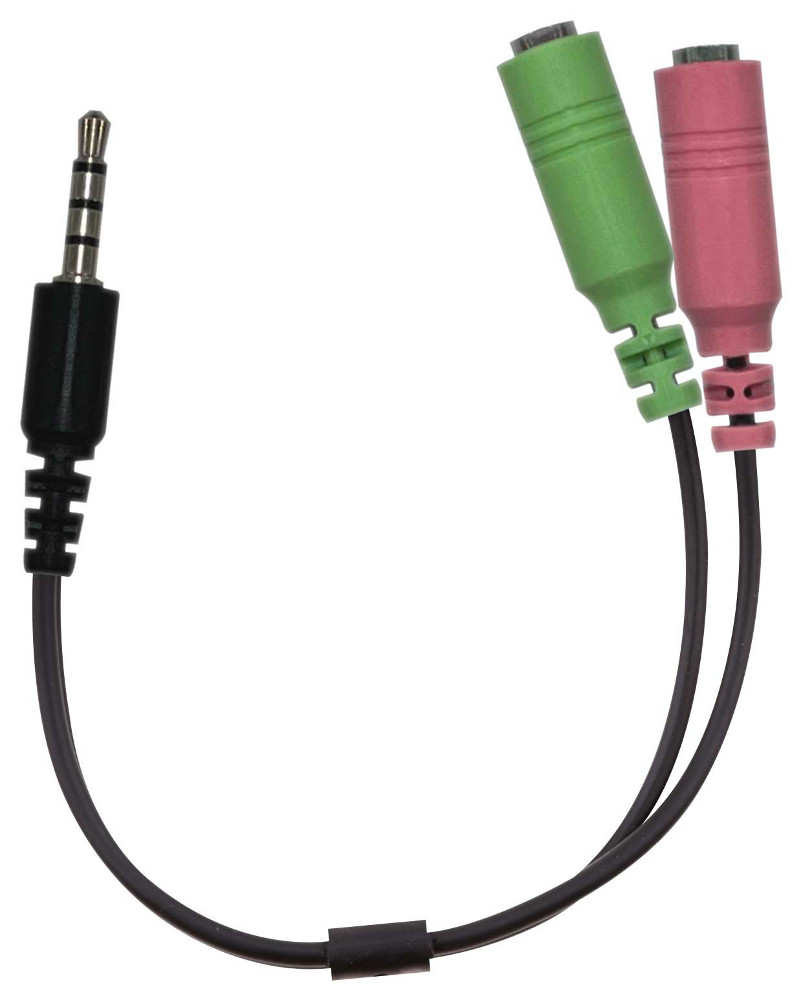 Audio adapter GENIUS ACC-100 (3.5mm na 2x 3.5mm)-0