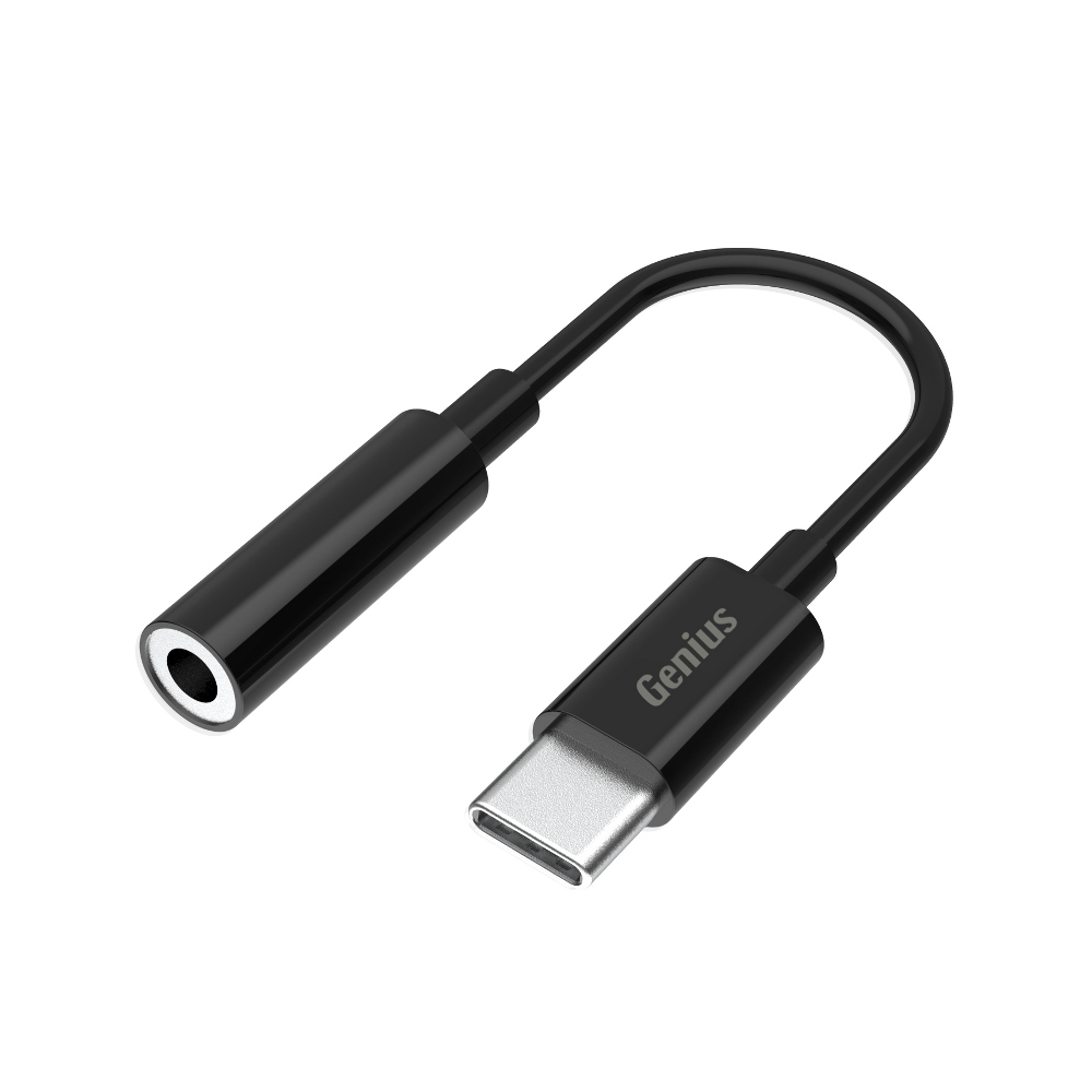 Adapter GENIUS ACC-C100 USB-C na 3.5mm audio-0