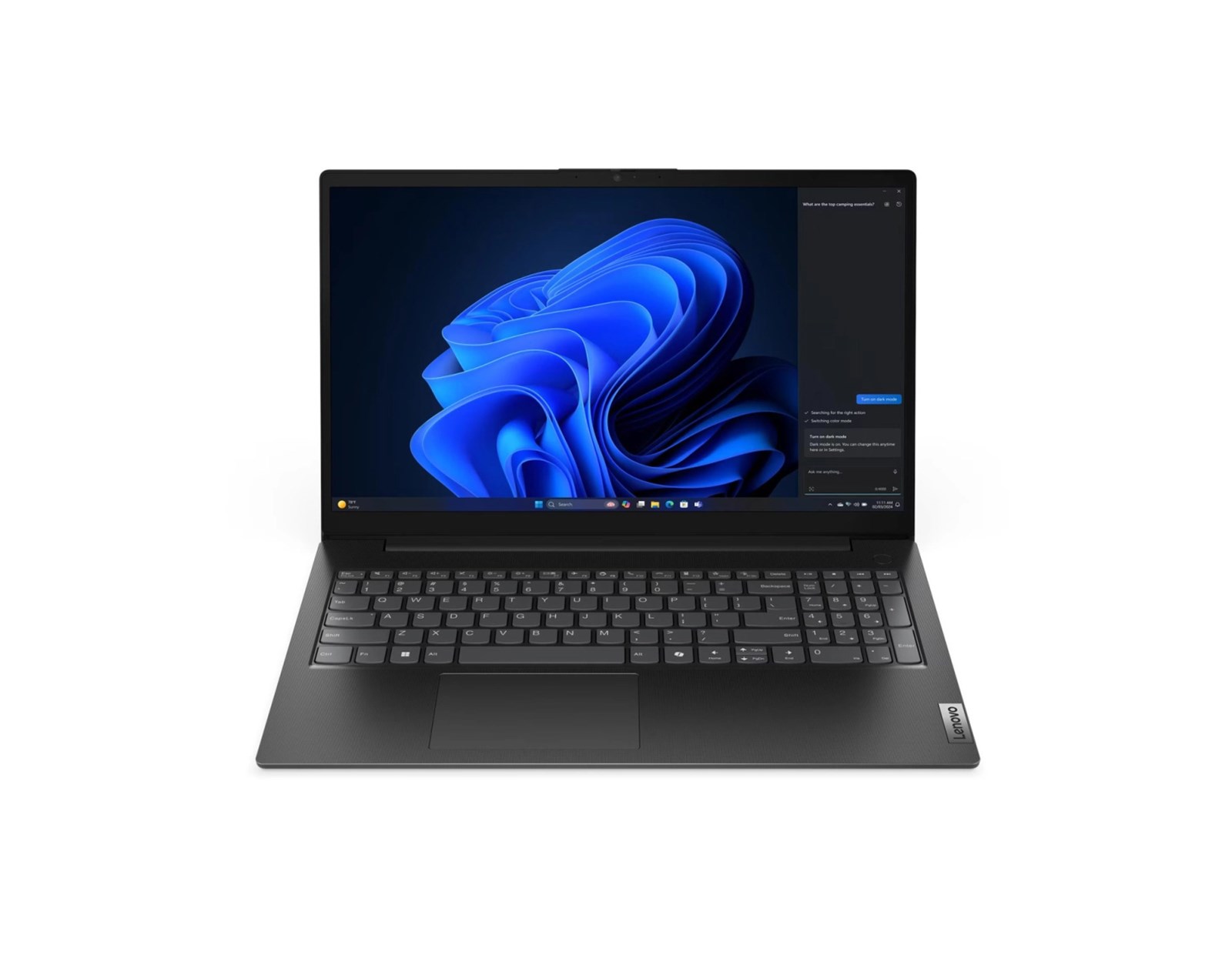 Laptop LENOVO V15 G5 IRL (15,6", IPS, Full HD, Intel Core i3-1315U, 16 GB, 512 GB SSD, Intel UHD Graphics, DOS, Non-HR tipkovnica, crna)