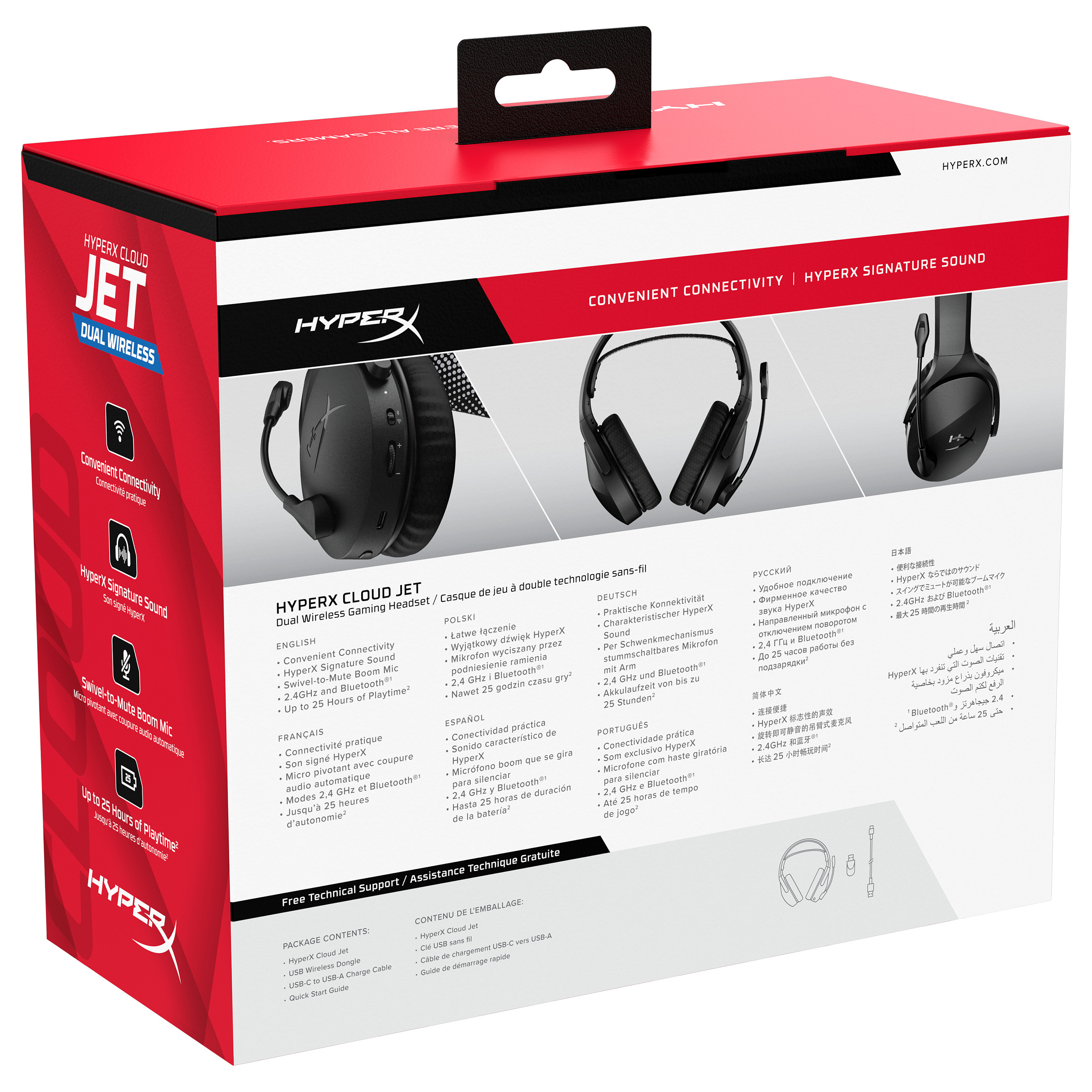 Slušalice HYPERX Cloud Jet Wireless Gaming-12