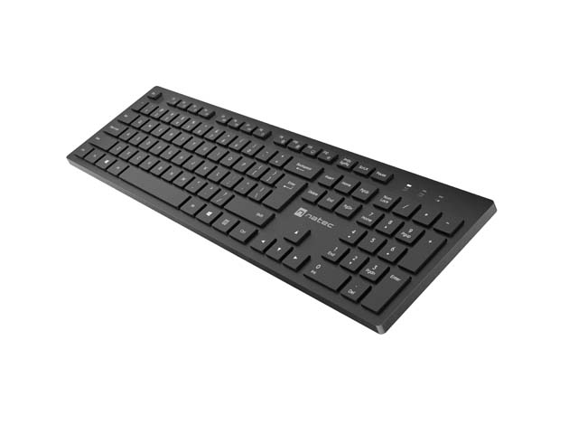 NATEC WIRELESS KEYBOARD HERRING US 2.4GHZ SLIM-3