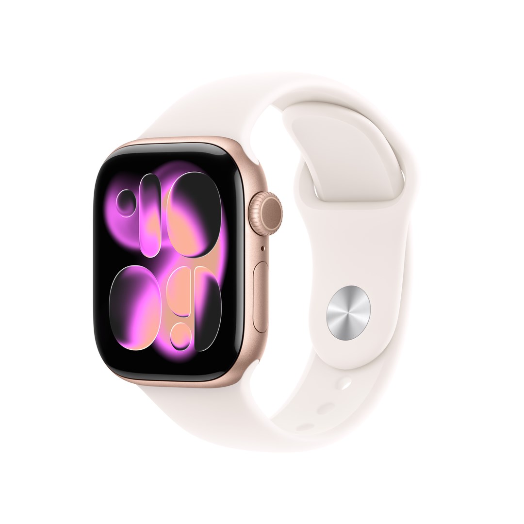 Pametni sat APPLE Watch Series 11 GPS, 42mm Rose Gold Aluminium Case with Light Blush Sport Band - S/M