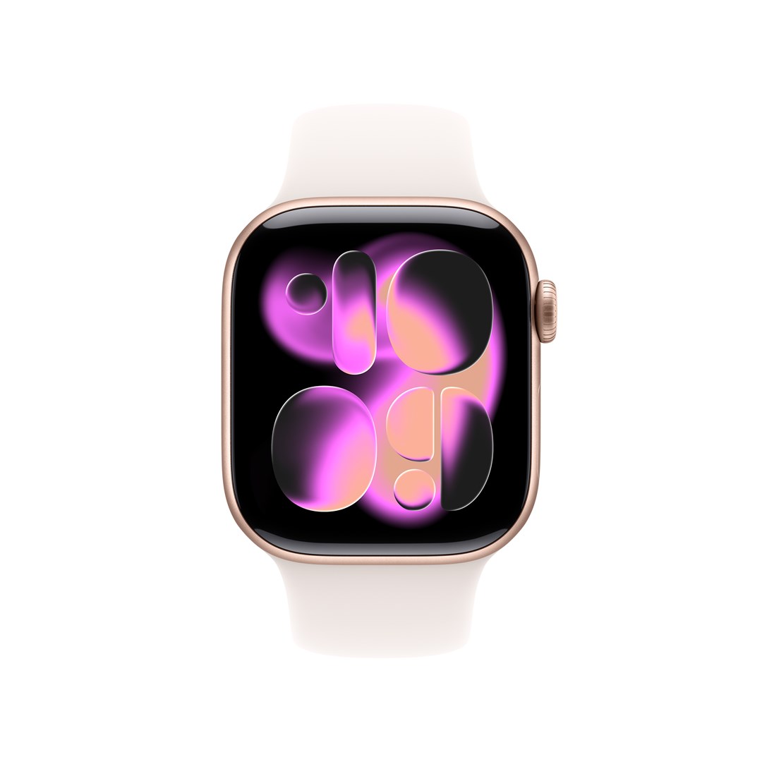 Pametni sat APPLE Watch Series 11 GPS, 42mm Rose Gold Aluminium Case with Light Blush Sport Band - S/M-1