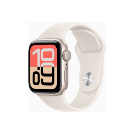 Pametni sat APPLE Watch SE (2nd Gen) GPS, 40mm, Starlight Aluminium Case, Starlight Sport Band S/M-2