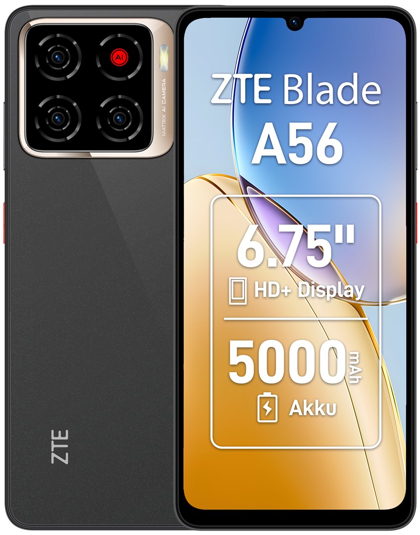Mobitel ZTE Blade A56 4GB/128GB Celestial Black (crni)