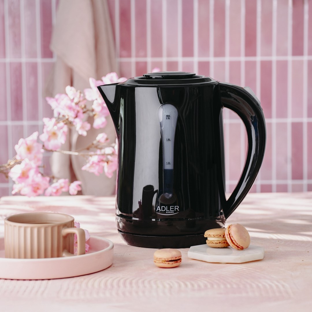 Kuhalo za vodu ADLER AD 1244b (1.7 L, 2200 W, crno)-6