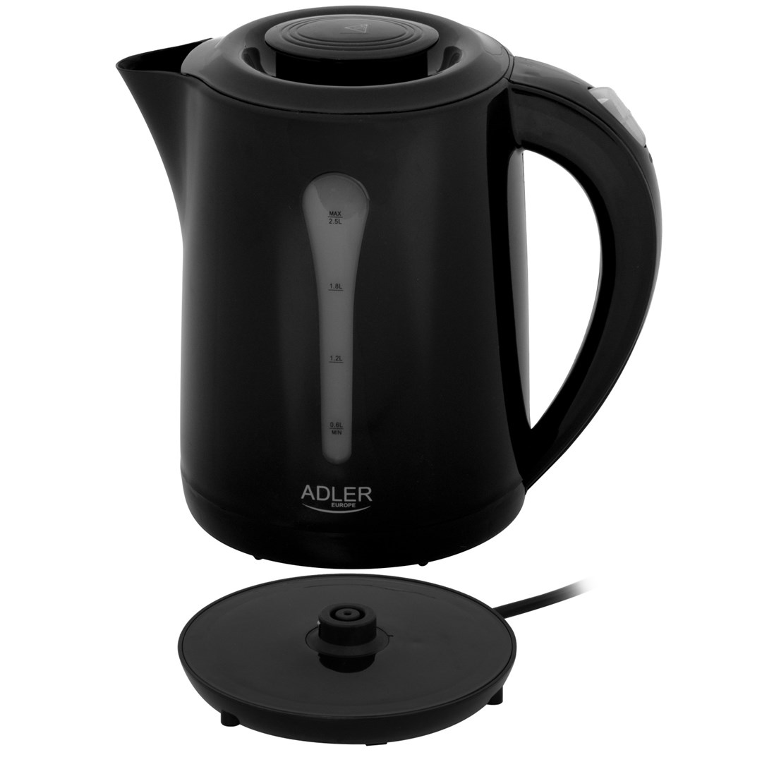 Kuhalo za vodu ADLER AD 1244b (1.7 L, 2200 W, crno)-3