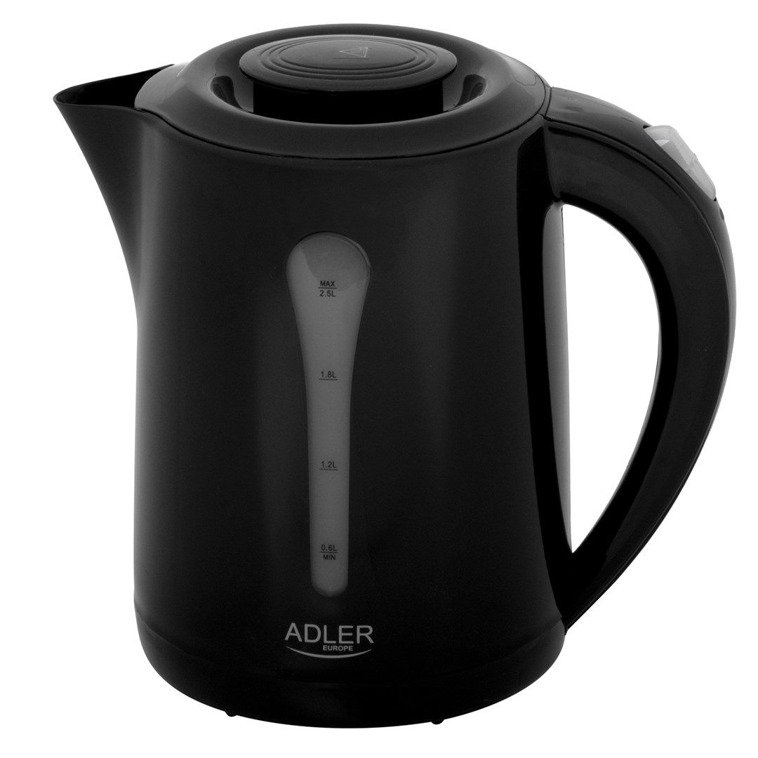 Kuhalo za vodu ADLER AD 1244b (1.7 L, 2200 W, crno)-0