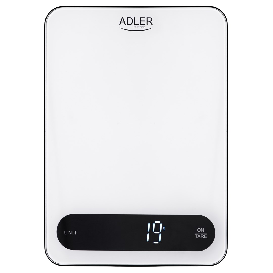 Kuhinjska vaga ADLER AD 3177wb, 5kg/1g, bijelo-crna